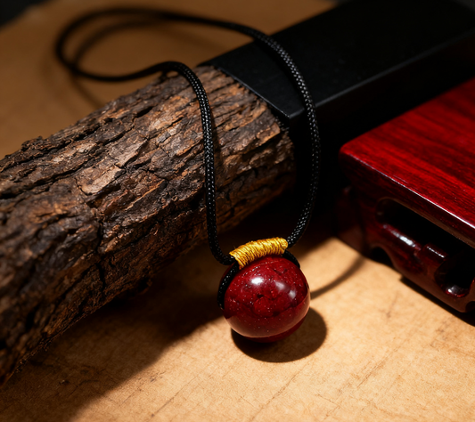 「乡野丫头」金线能量单珠锁骨链 | 全透金线16MM单珠