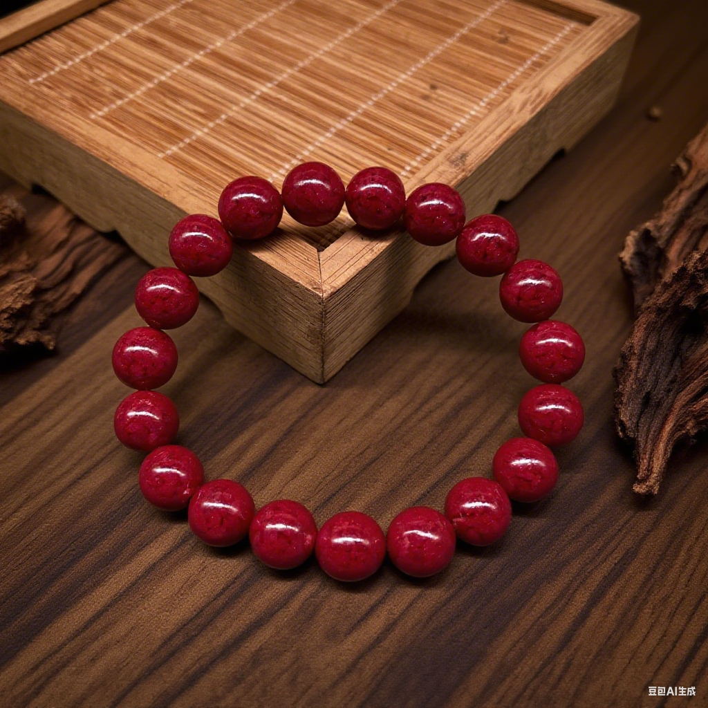 Fortune Gravitational Field Classic 10MM Cinnabar Beads Bracelet 